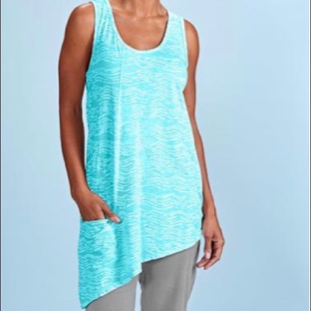 Fresh Produce Seashore Sierra Tunic Top Size LARGE